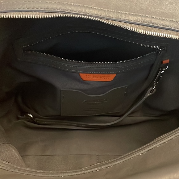 Shinola Detroit Gray Leather Tote - Picture 8 of 10